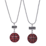 Load image into Gallery viewer, 2PCs Best Friends Basketball Necklace
